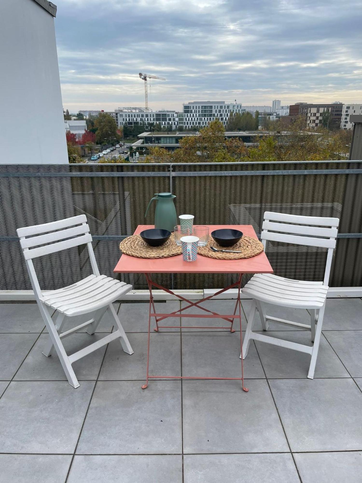 Appartement 3 Chambres, Terrasse, Parking, Clim' Bordeaux Exterior foto