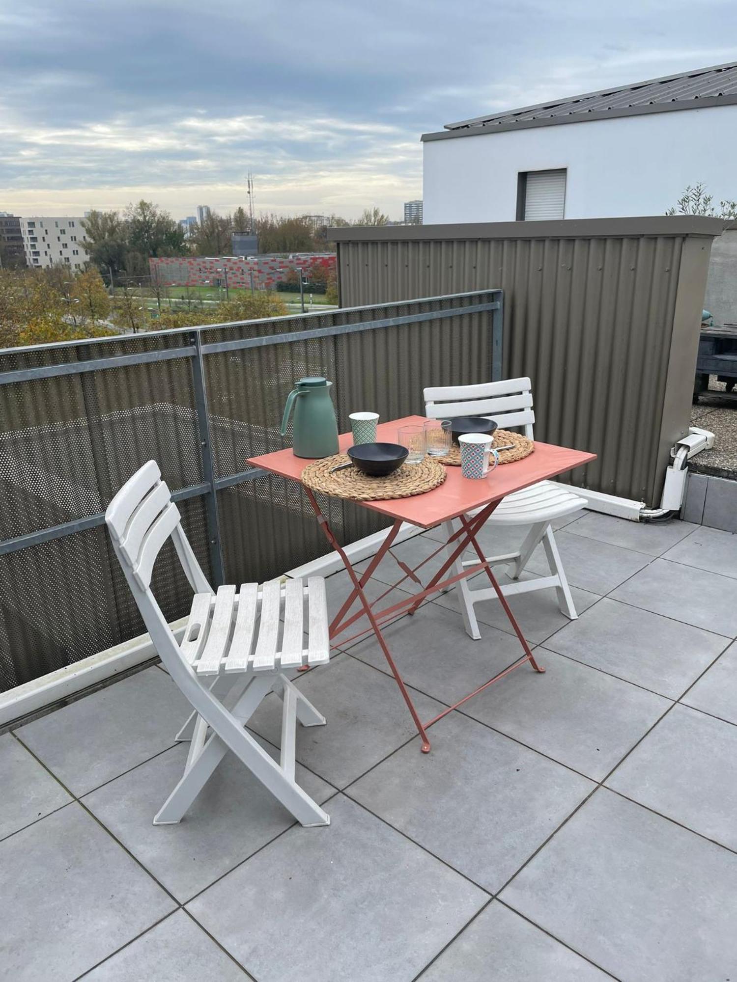 Appartement 3 Chambres, Terrasse, Parking, Clim' Bordeaux Exterior foto